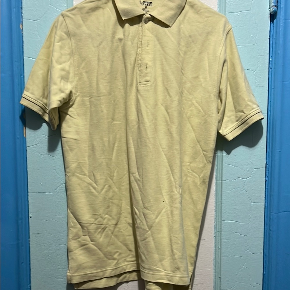 Lacoste Men's Yellow Polo Shirt